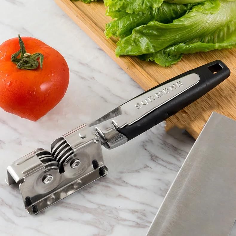 FETHİYE TOPTAN Çelik Bıçak Bileme Aleti,Metal Bıçak Bileyici,Çekmeli Kolay Kullanım Pratik Bıçak Bileme Aleti