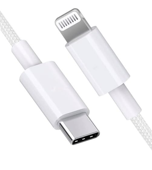 iPhone için 27WATT ÖRGÜLÜ Hızlı Şarj Kablosu, Type C-Lightning, iPhone 14/13/12/12 Pro Max/11/Xs Max/XR/X, AirPods Pro (100 CM)