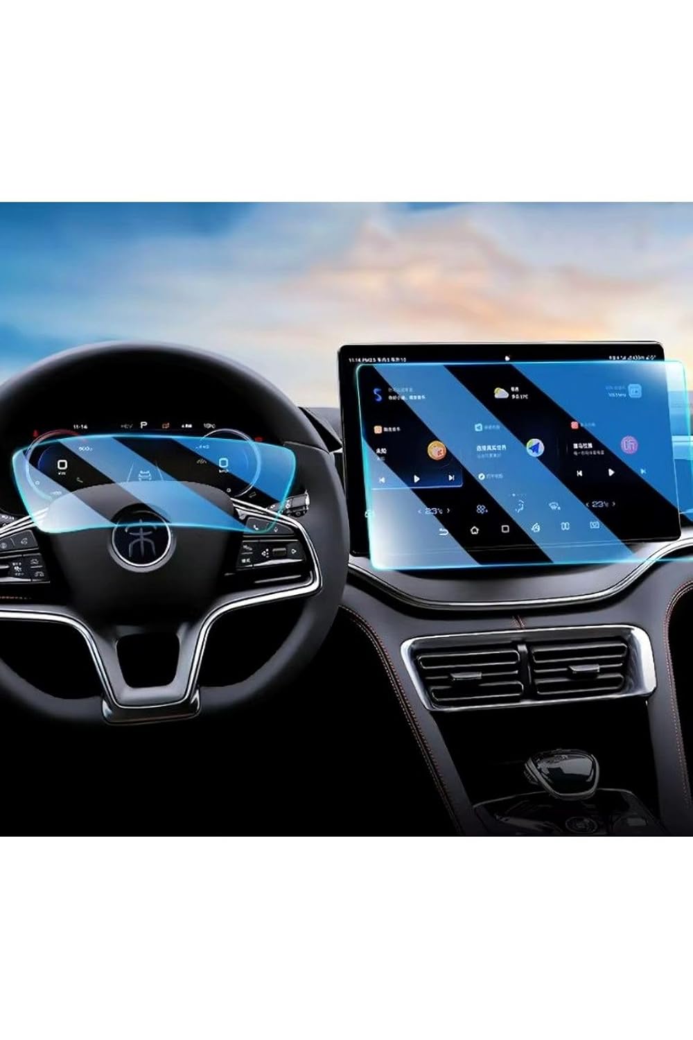 Byd Seal U Dm İ 2024 2025 Model Navigasyon Ve Dijital Gösterge Uyumlu Set 9H Nano Ekran Koruyucu