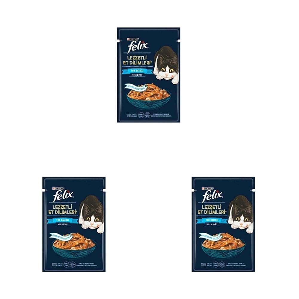 Felix Lezzetli Dilimler Tonlu 80 Gr 3lü paket