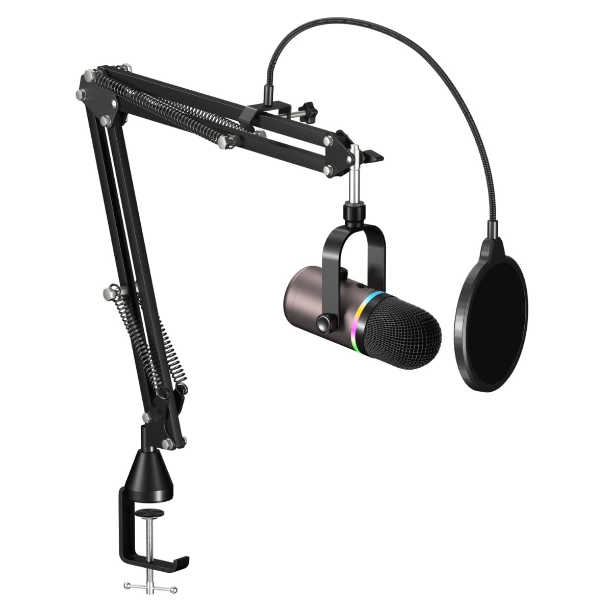 Havit Gamenote GK63 PRO RGB Gaming Profesyonel Oyuncu Yayıncı Mikrofonu ve Masa Standı