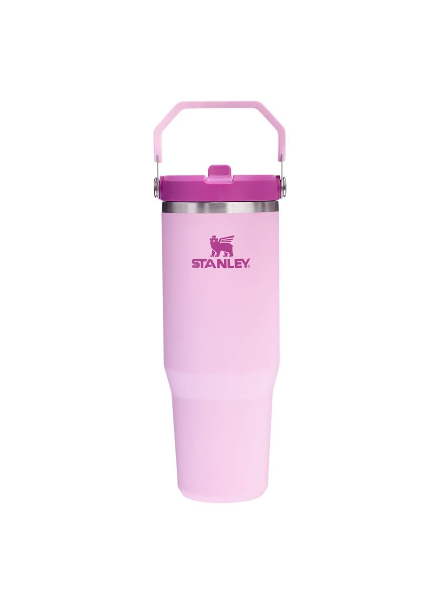 Stanley IceFlow Flip Straw Tumbler Pipetli Termos Bardak, 0.89 Litre, Kiraz Çiçeği (Cherry Blossom)