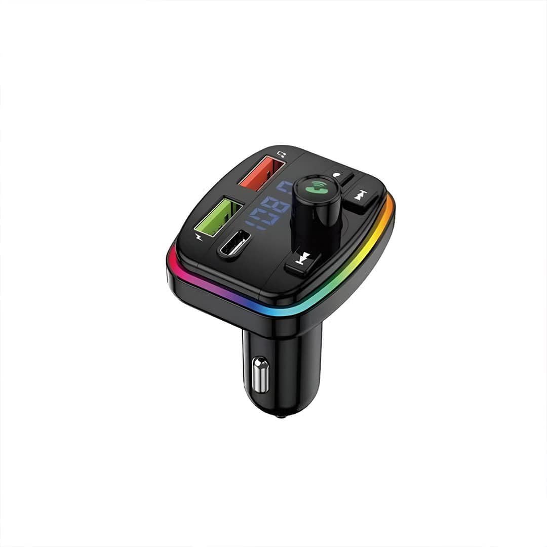 HEARTZ FM TRANSMİTTER MODULATOR ARAÇ FAST QUICK CHARGE HIZLI ŞARJ FLASH BELLEK MİCRO SD MP3 PLAYER 1