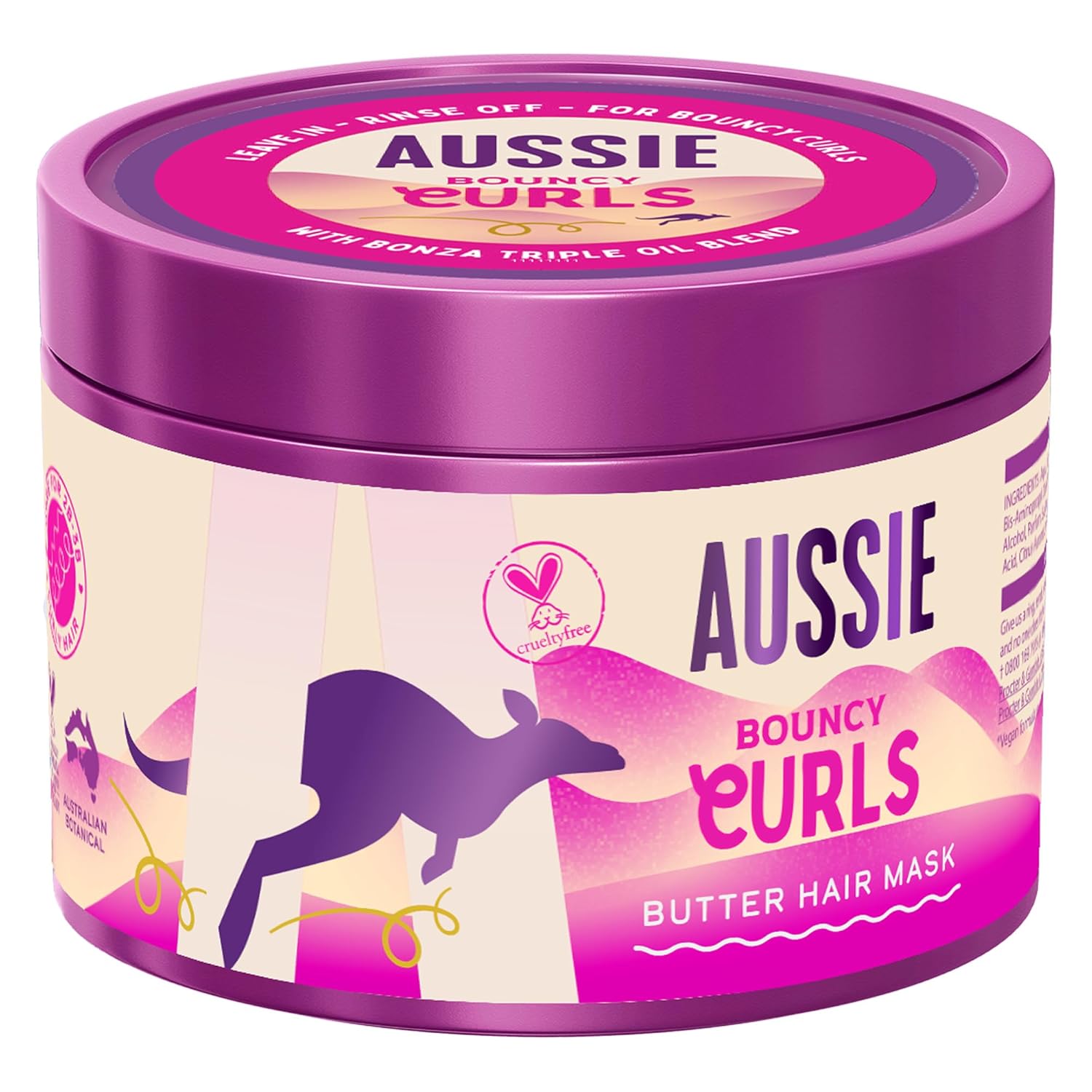 Aussie Bouncy Curls Kıvırcık ve Dalgalı Saçları Açan ve Nemlendiren Saç Maskesi 500ml