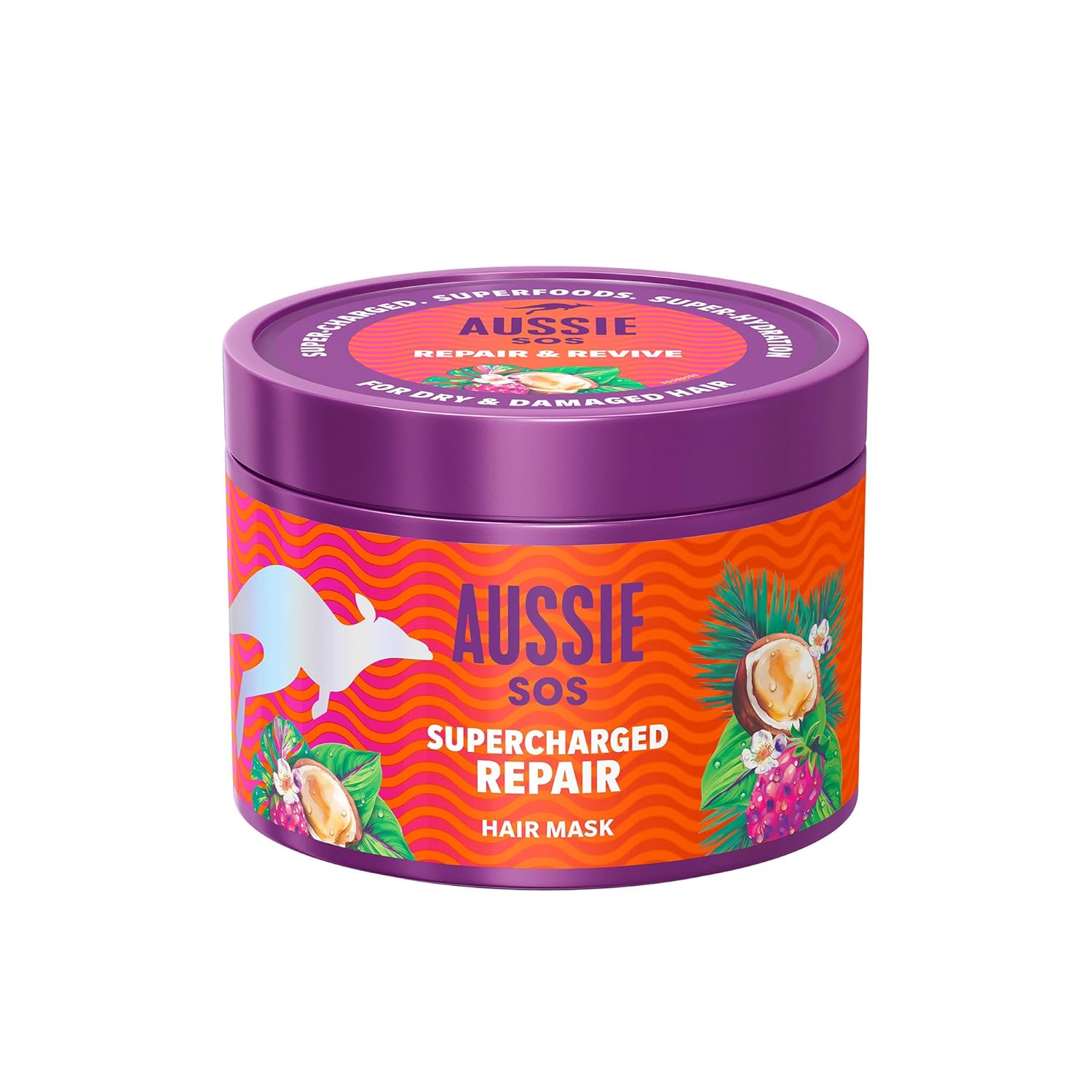 Aussie SOS 1 Dakikada Kuru ve Yıpranmış Saçları Kurtaran Saç Maskesi 500ml