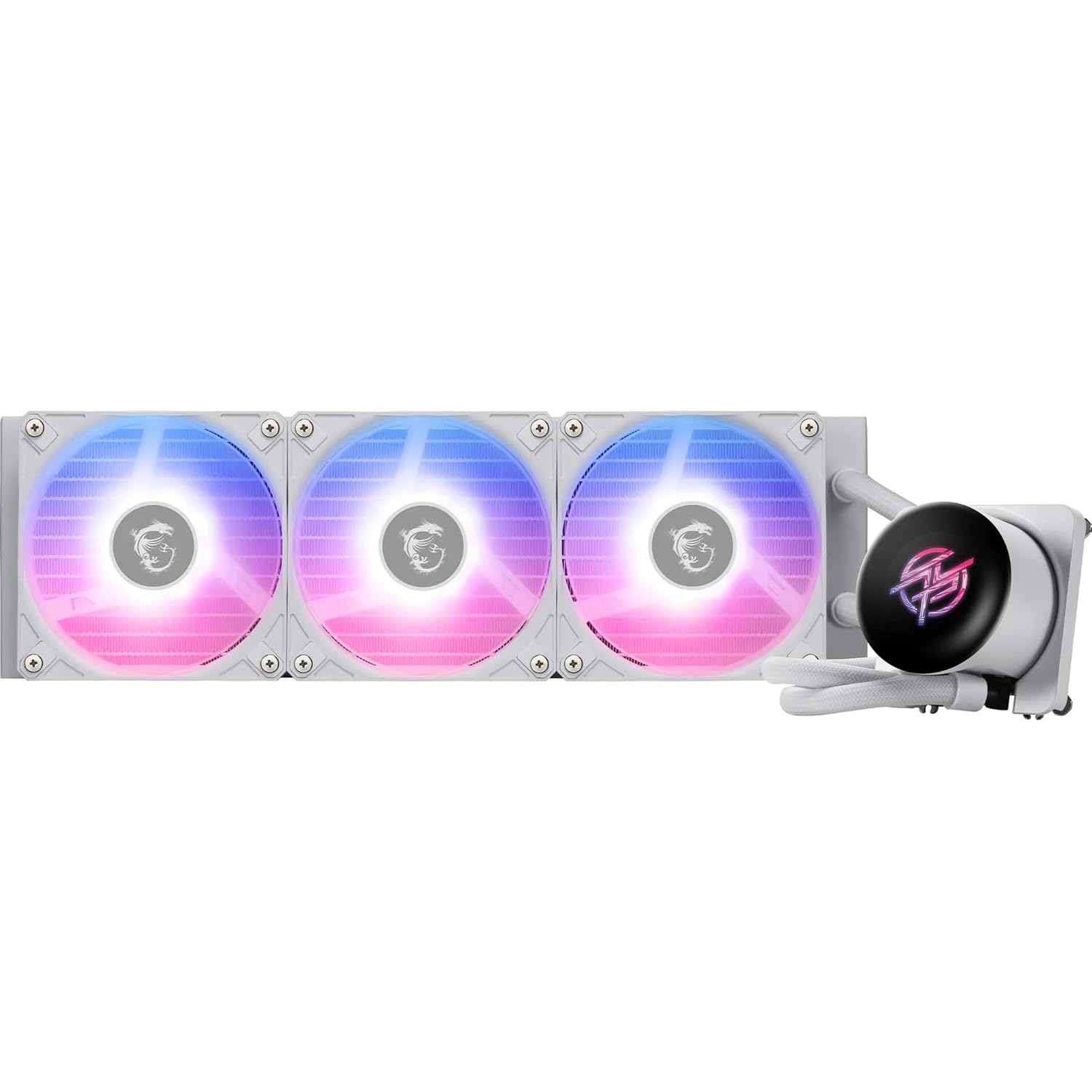 MSI MPG CORELIQUID P13 360 WHITE 360 mm Beyaz ARGB GEN2 2.1 LCD ekranlı Sıvı İşlemci Soğutucusu
