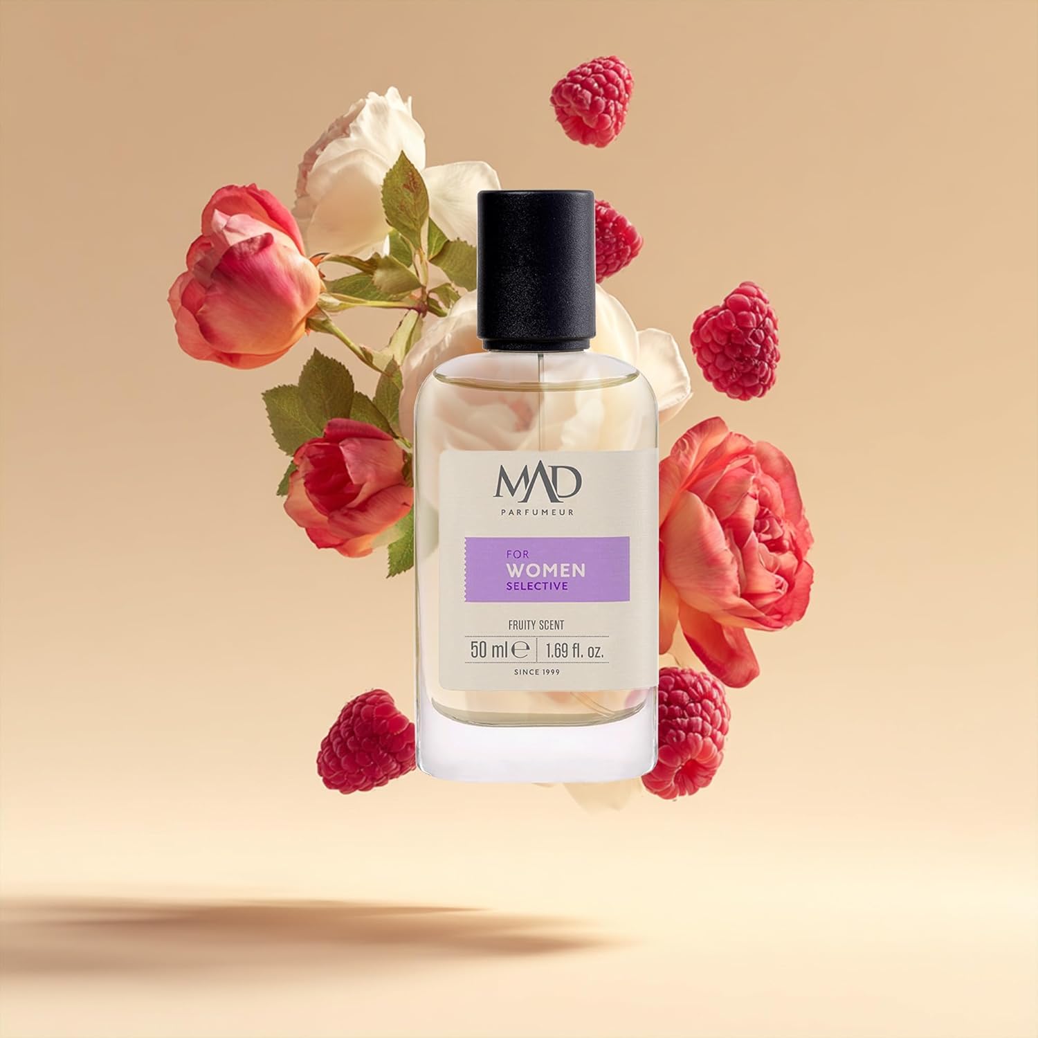 Mad B104 Selective Eau de Parfum (EDP) 50 ml Kadın Parfüm – Şeftali, Yasemin ve Vanilya ile Meyvemsi, Yumuşak ve Kalıcı Parfüm