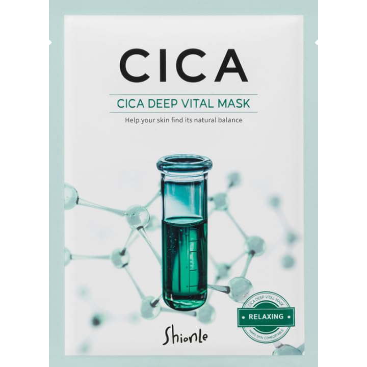 Semizotu ve Yeşilçay İle Hassas Ciltlere Özel Bakım Sunan CICA DEEP VITAL MASKE Kore Kağıt Yüz Maskesi
