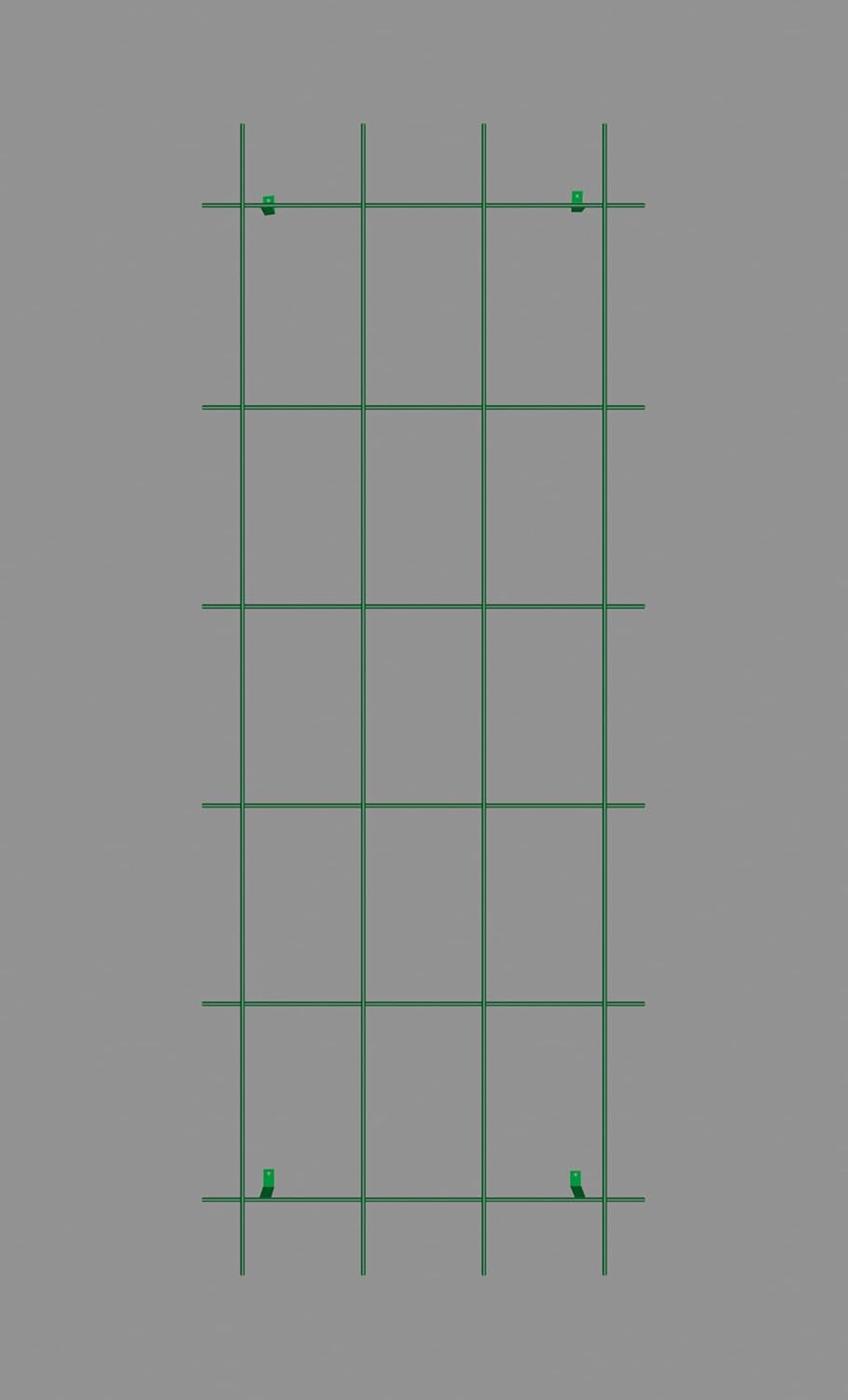 Gardener 74060 Sarmaşık Bitkilere Özel Metal Tırmanma Kafesi - Yeşil 150cm X 60cm