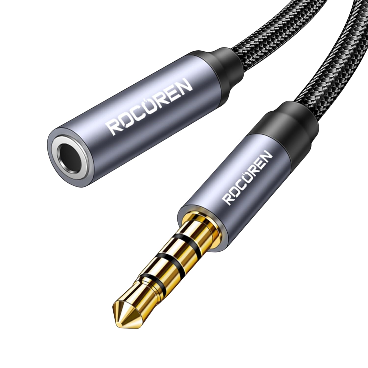 Rocoren 3.5mm Hi-Fi TRRS Jack Aux Ses Uzatma Kablosu 3 Metre
