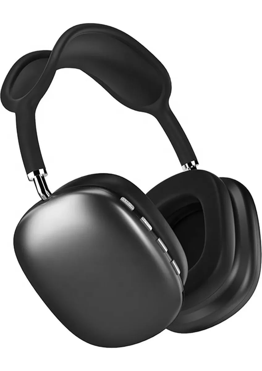 P9 Kablosuz Kulaklık Üstü Bletooth Kulaklık Mikrofonlu Müzik ve İletişim Deneyiminizi Üst Seviyeye taşıyan modern aksesuar (Siyah)