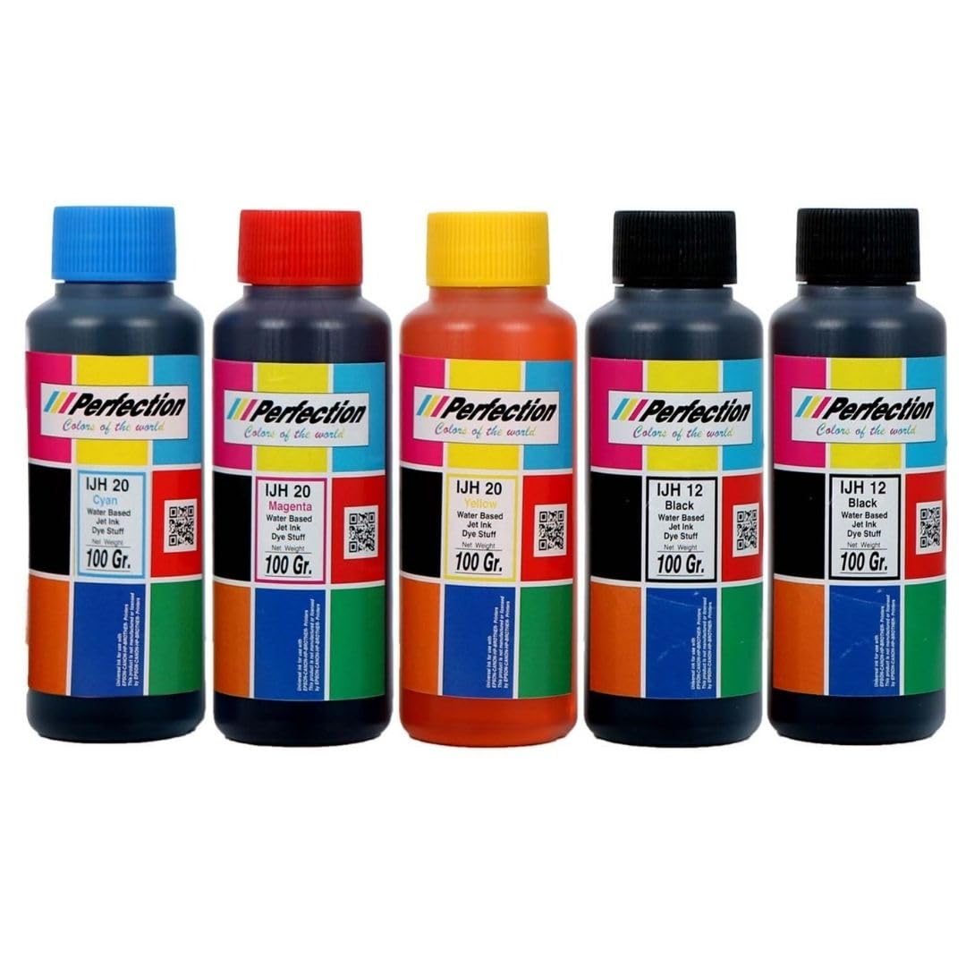 Perfection Epson Uyumlu L3250 L3251 Yazıcı Mürekkep Seti (103) 5 x 100 ML