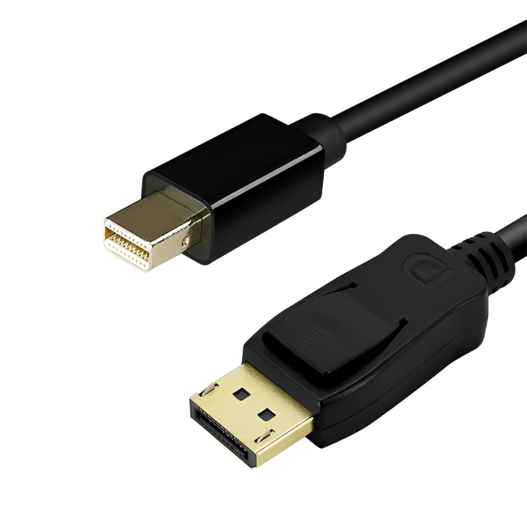 Daytona A4315 Mini Displayport To Displayport 1.5 M 4K Çevirici Dönüştürücü Adaptör Kablosu/Laptop, PC, HDTV, Monitör veya DisplayPort özellikli HD Projektörler İçin
