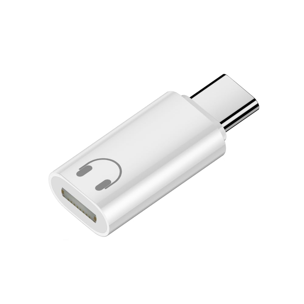 LivX USB-C - 8Pin (Lightning) Kulaklık Adaptörü | Hi-Fi Ses Kalitesi | Mikrofon ve Kumanda Destekli OTGLV