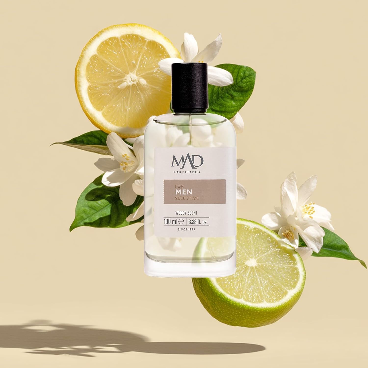 Mad W160 Selective Eau de Parfum (EDP) 100 ml Erkek Parfüm – Limon, Menekşe ve Vetiver ile Ferah, Baharatlı ve Kalıcı Odunsu