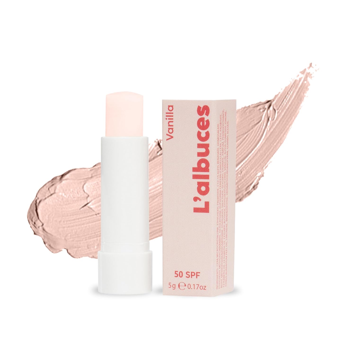 L'albuces Vanilla 50 SPF Lip Balm-Dudak Nemlendiricisi