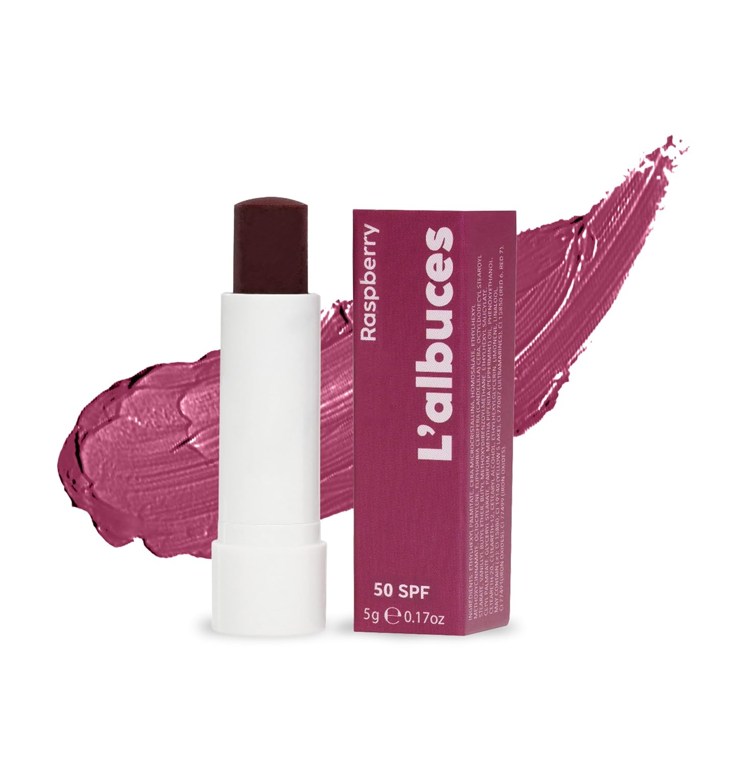 L'albuces Raspberry 50 SPF Lip Balm-Dudak Nemlendiricisi
