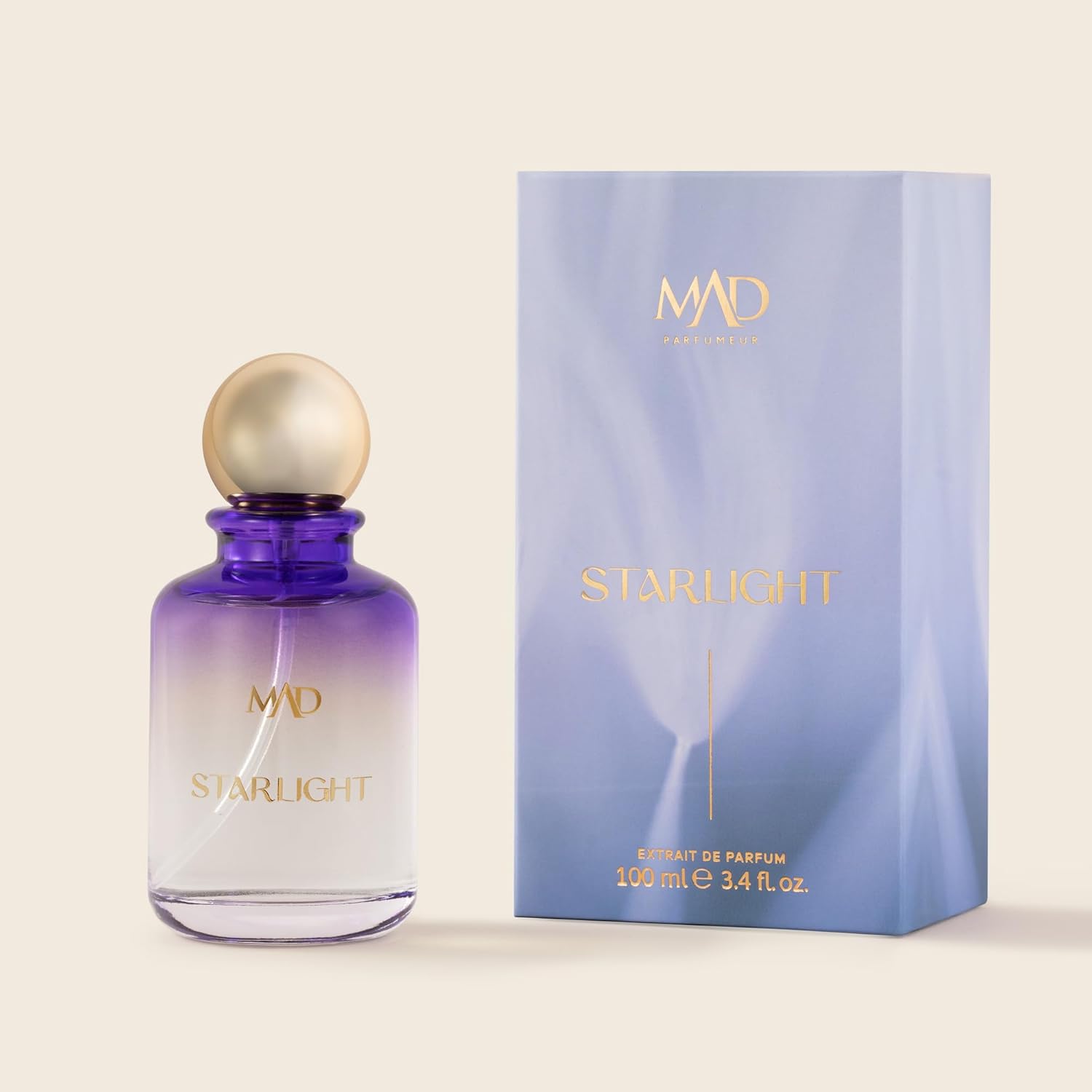 Mad Starlight Extrait de Parfum 100 ml Kadın Parfüm – Mandalina, Beyaz Çiçekler ve Amber ile Işıltılı ve Zarif Bir Deneyim