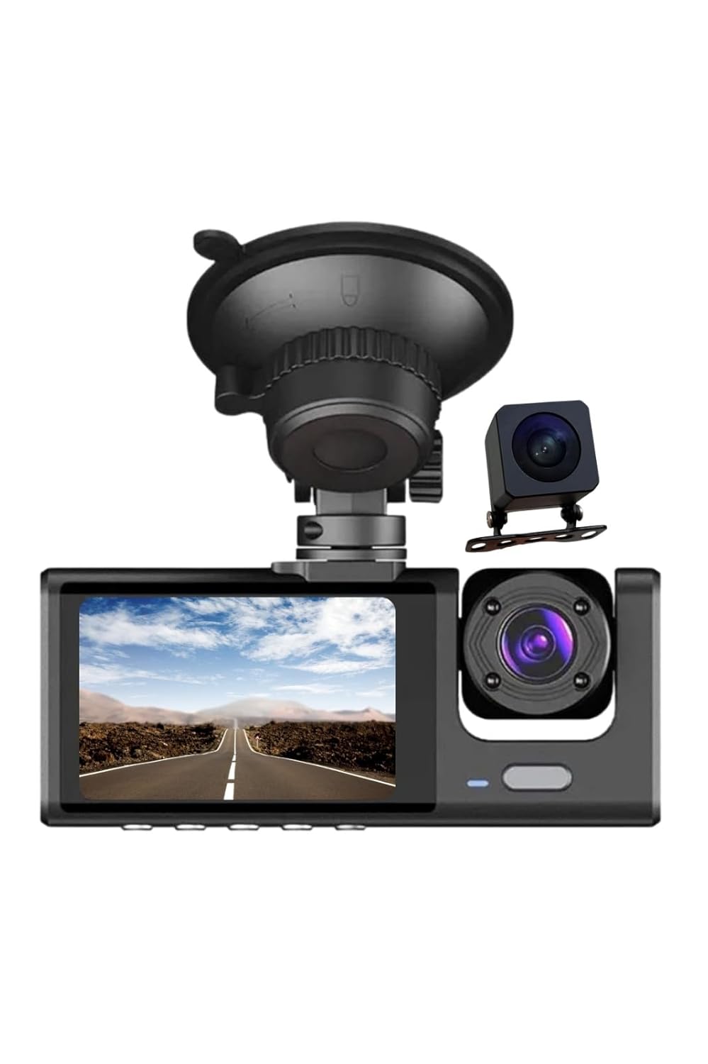 Mieco 1s Wifi/1920p Fhd/170° Ultra Geniş Açı/gece Görüşü Ve G-sensörü/ 3 Kameralı Araç Kamerası (2025)