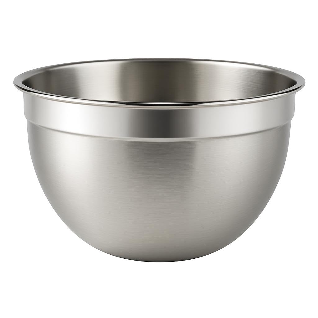 MallArt® 304 Paslanmaz Çelik Karıştırma ve Mikser Kasesi - 28 cm x 14.5 cm | Çok Amaçlı, Dayanıklı, Bulaşık Makinesine Uygun