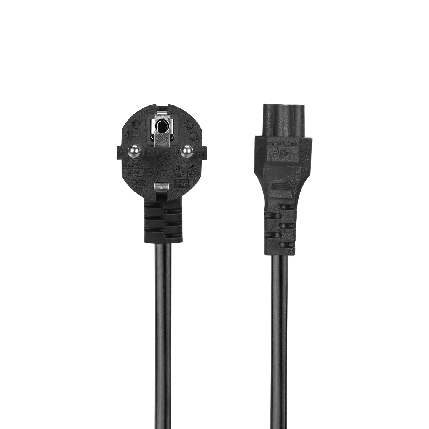 S-link D48 1.5 Metre D48 Power Kablo Güç Kablosu 3 Pin Kutuplu HP Lenovo Asus Acer Laptop Şarj Cihazı TV Yazıcı Projektör Ekran Şarj Kablosu Tüm Notebook Şarjları Uyumlu Yonca Power Kablosu