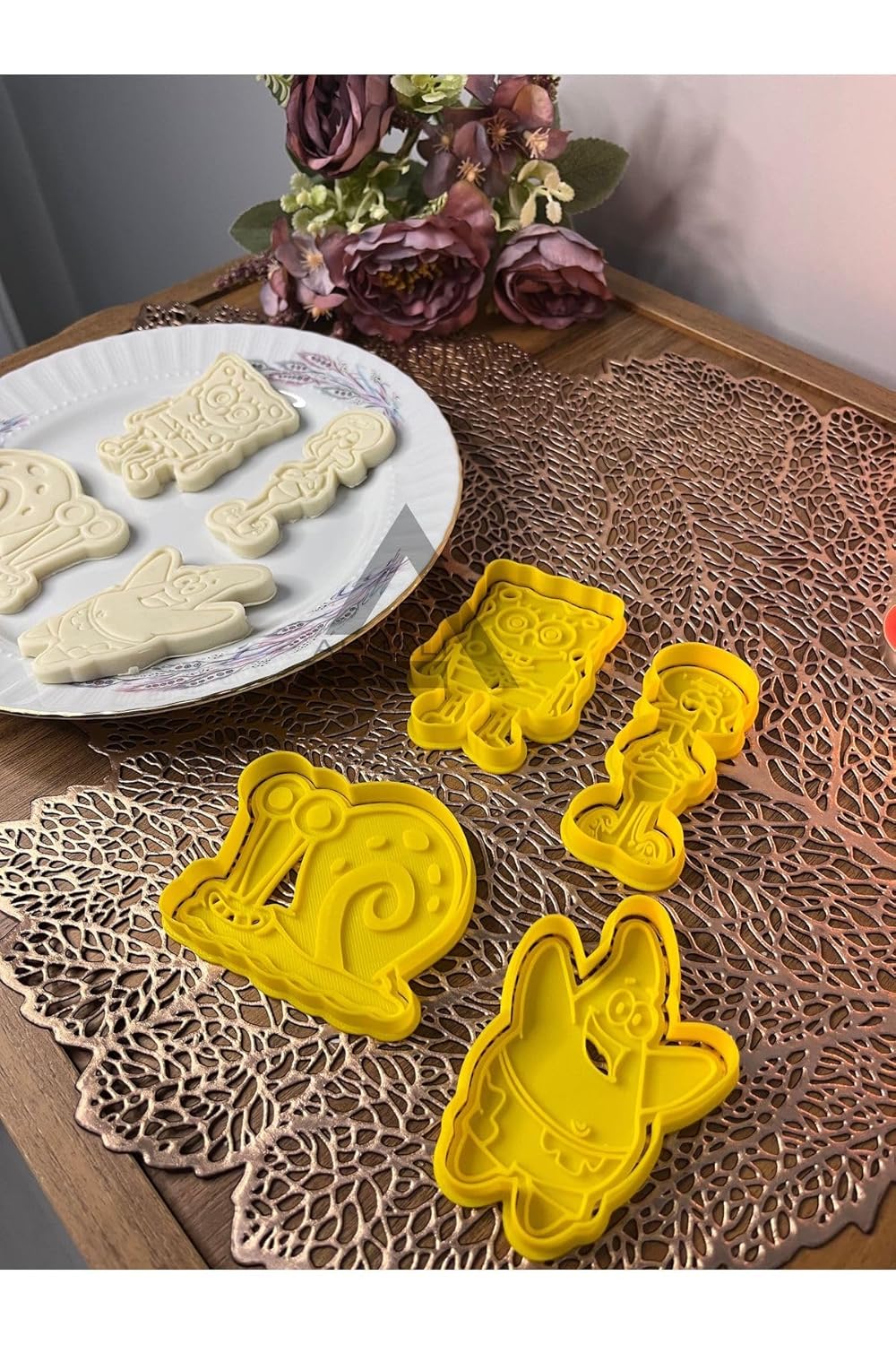 Süngerbob Kurabiye Kalıbı Seti (4 'Lü)