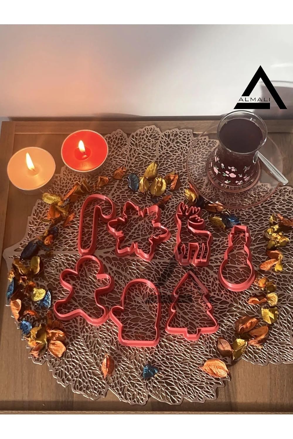 Yılbaşı Temalı Kurabiye Kalıbı Seti (7 Adet)