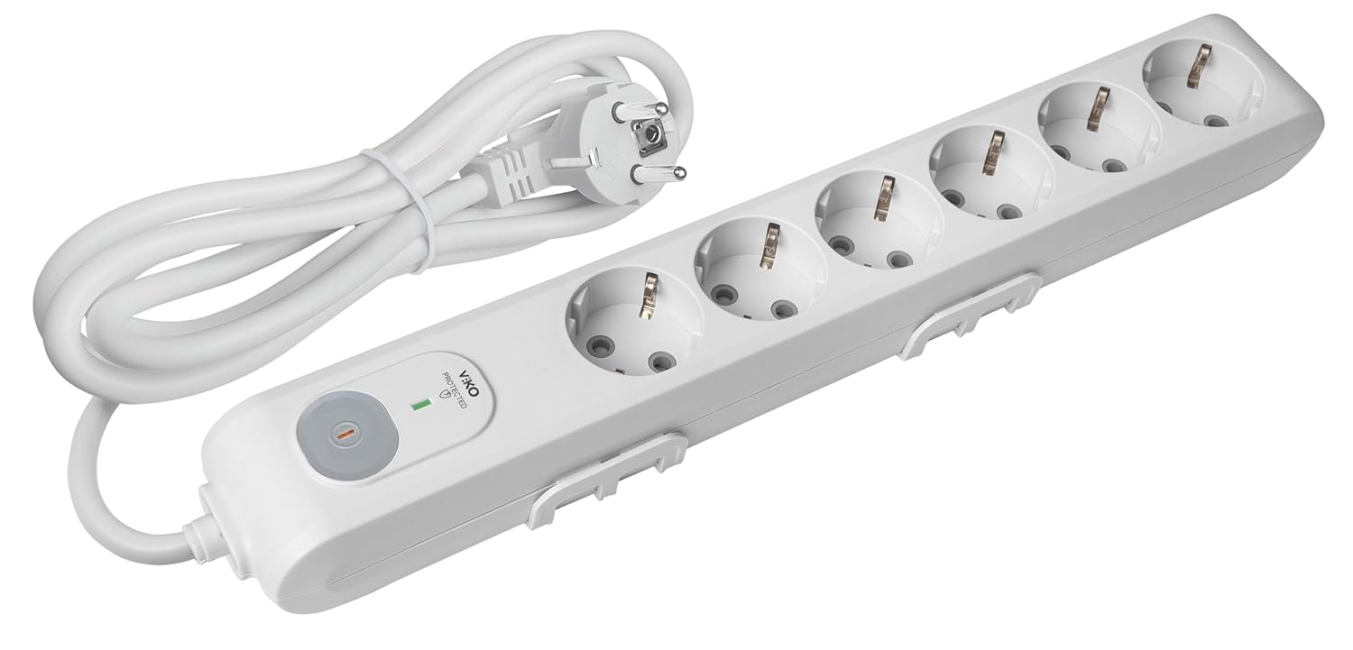 Viko Multi let Şok Korumalı 6'lı Topraklı Çarpma Karşıtı 1,5 MT 1050J