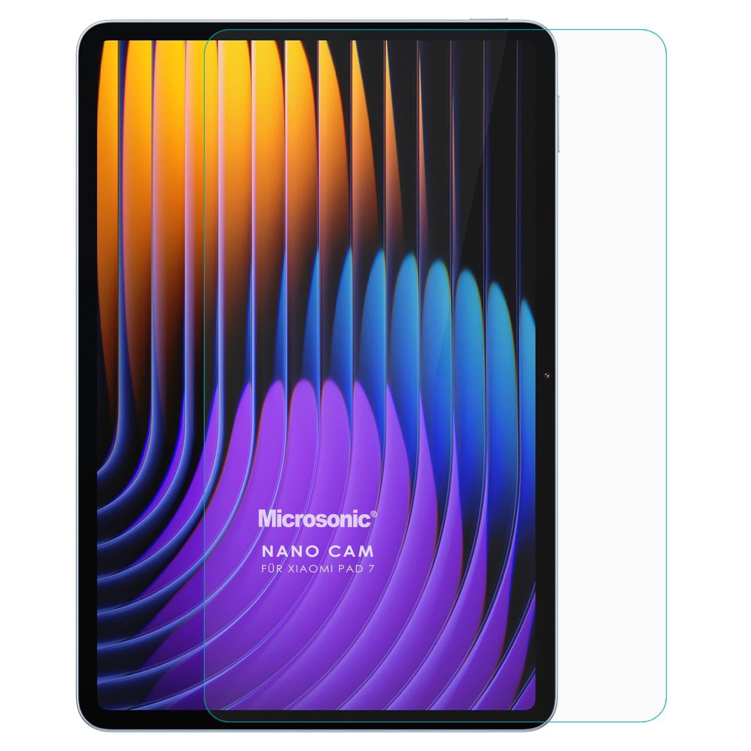 Microsonic Xiaomi Pad 7 Nano Glass Cam Ekran Koruyucu [Pad 7 ile Uyumlu Ekran Koruyucu - Şeffaf]