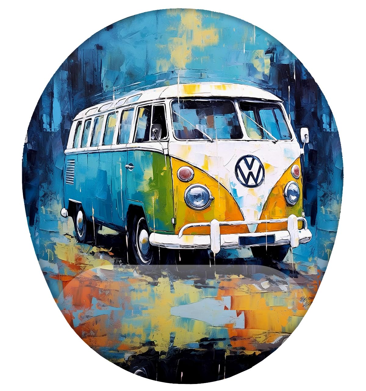 Retro Vosvos Minibüs Mouse Pad