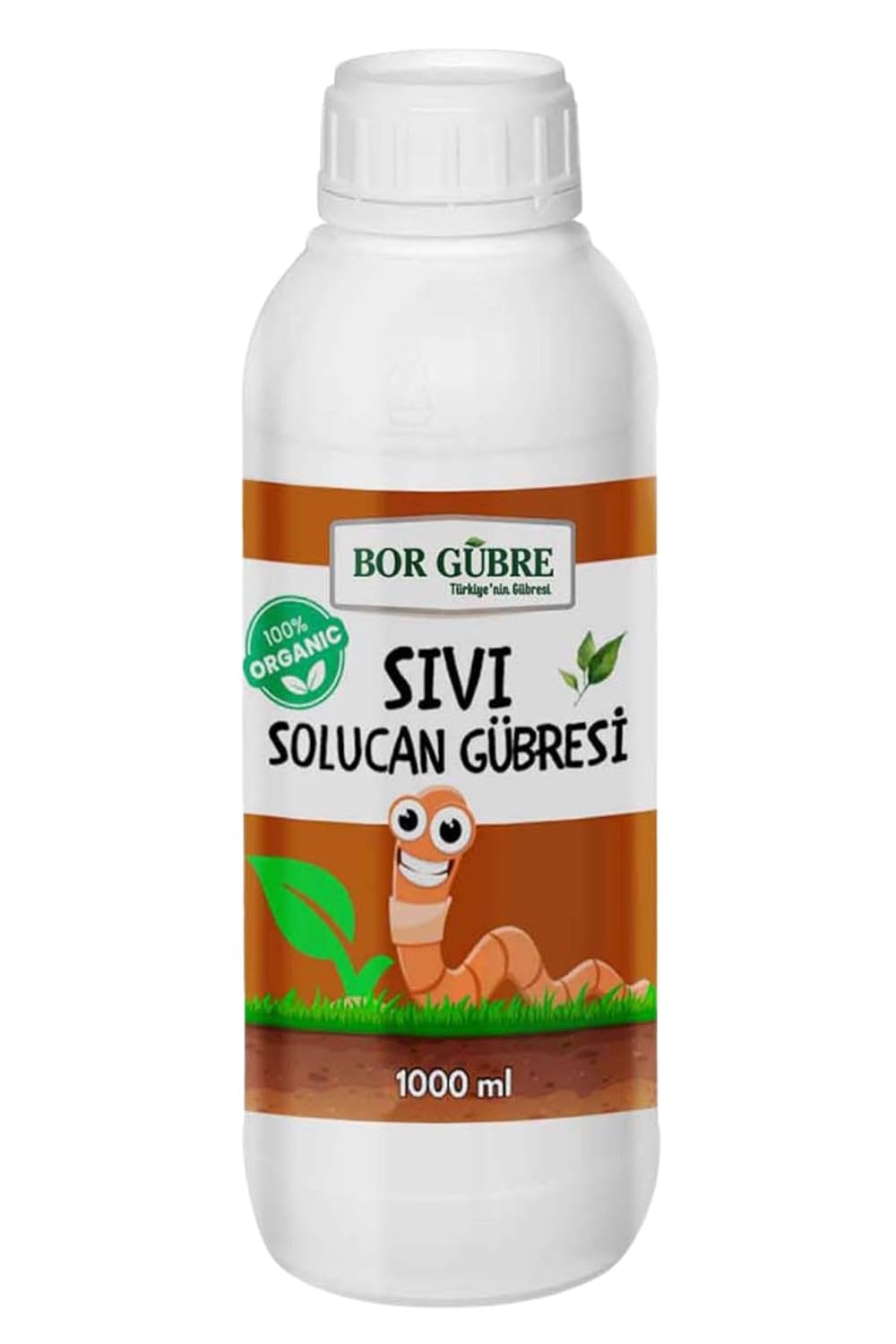 Organik Sıvı Solucan Gübresi-1000ml-Bitiyi Geliştirir- Korur-Ürün Sayısını ve Kalitesini Artırır