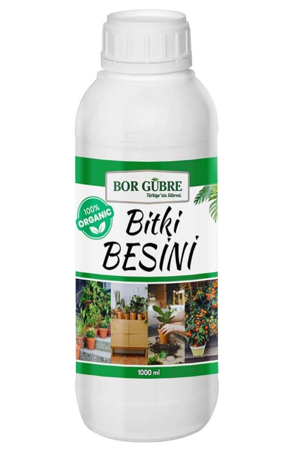 Organik Sıvı Bitki Gübresi 1lt- Tüm Bitkiler İçin -Yeşil Yapraklı Bitkilere Özel Bitki Besini