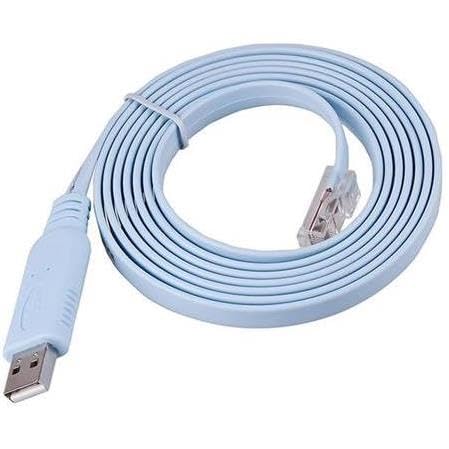Lunatic 3852a Usb Cisco Konsol Consol Rj45 USB 2.0 to RJ45 Konsol Kablosu – 1.8m (CH340 Chipset) Cisco Router & Switch Uyumlu CH340 Kablosu