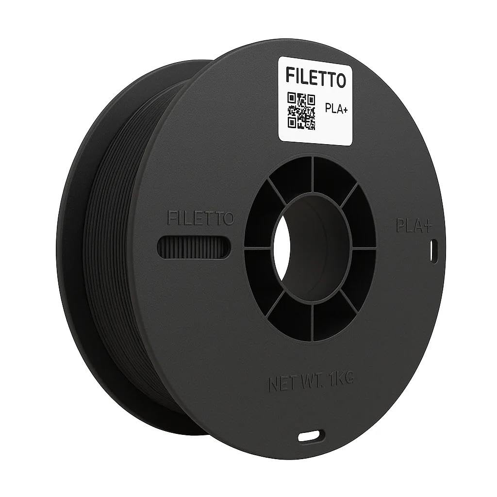 Filetto Pla+ Filament 1.75mm 1 Kg - Siyah