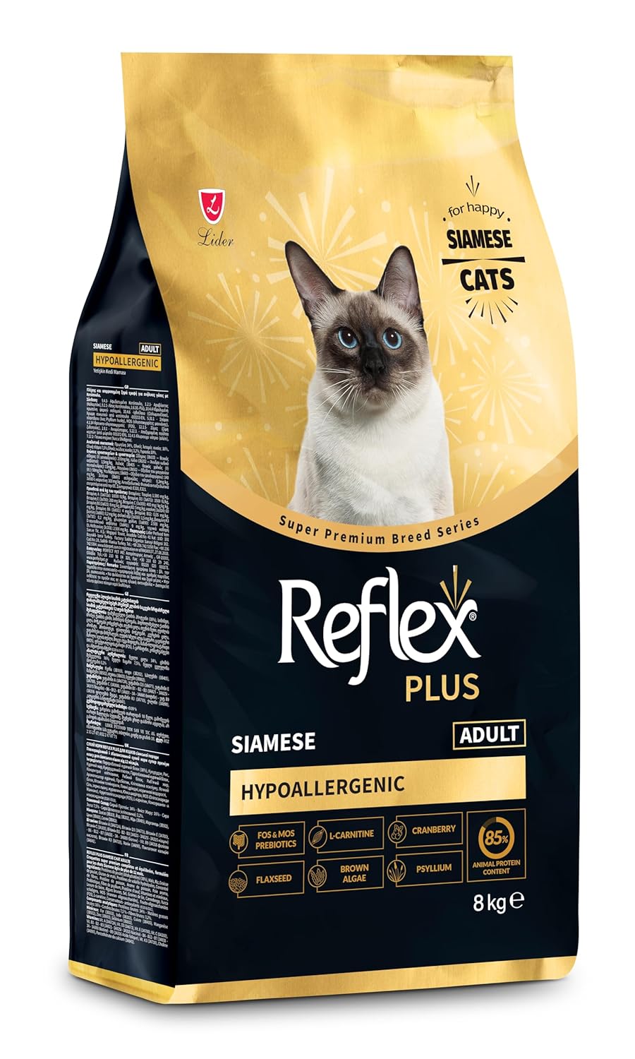 Reflex Plus Siamese Yetişkin Kedi Maması 8 Kg