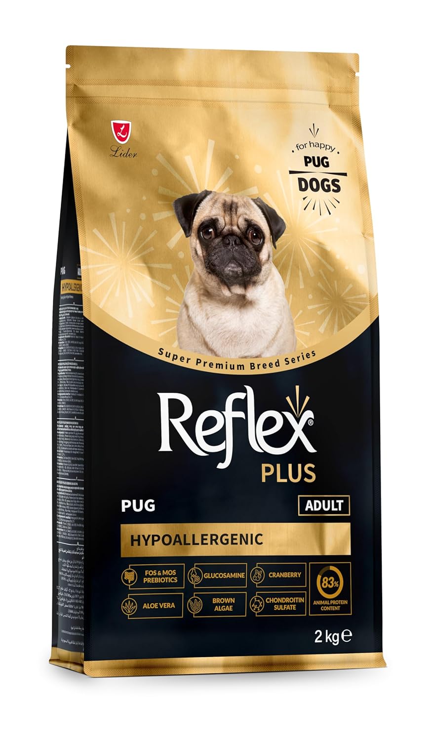 Reflex Plus Pug Yetişkin Köpek Maması 2 kg