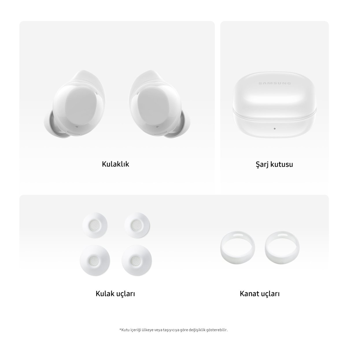 Samsung Galaxy Buds Core True Wireless Bluetooth Kulaklık, Aktif Gürültü Engelleme, Wingtip ile Güvenli Uyum, Kolay Eşleştirme, Otomatik Geçiş, Dokunmatik Kontrol, Beyaz (Samsung Türkiye Garantili)