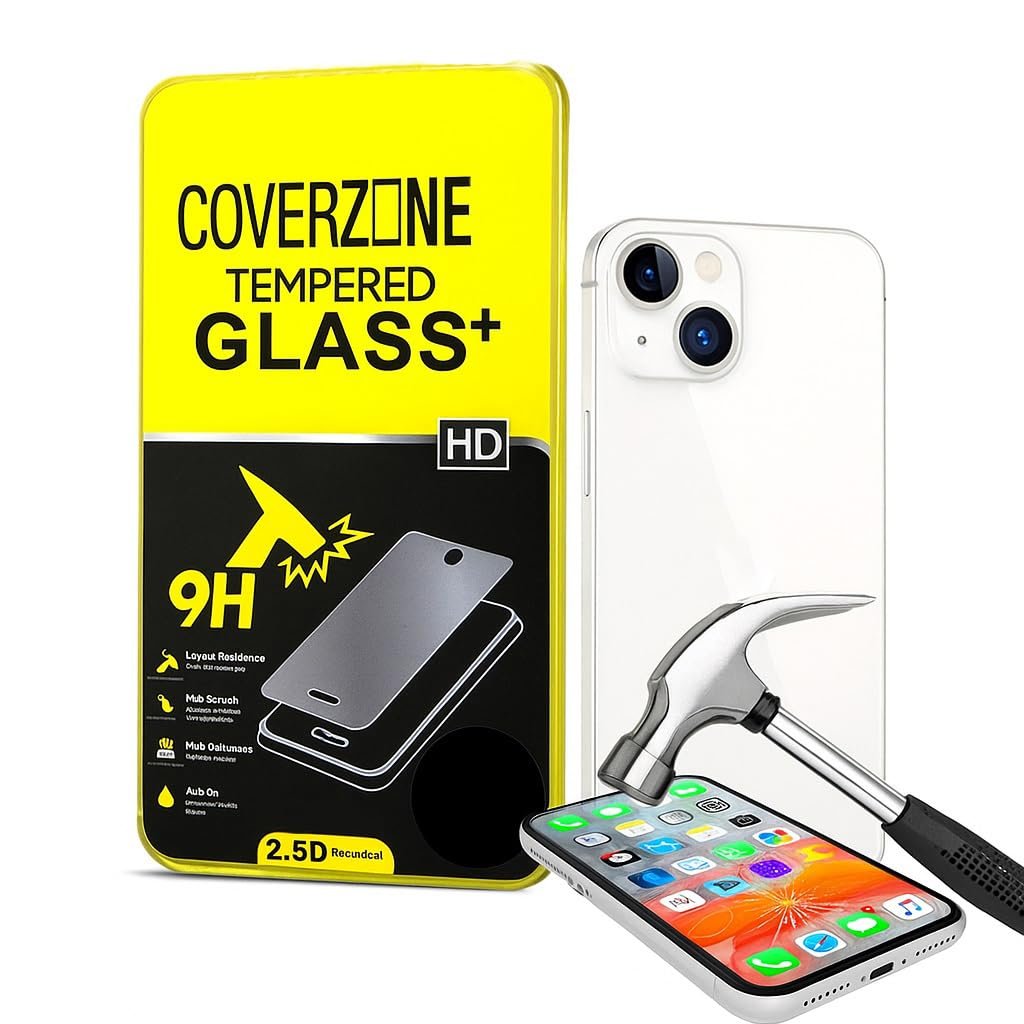 Coverzone Apple iPhone XR / 11 ile Uyumlu Micro Cam Ekran Koruyucu Tam Kaplama, Çizilmeye Dayanıklı Yüksek Hassasiyetli Temperli Ekran Koruma Camı
