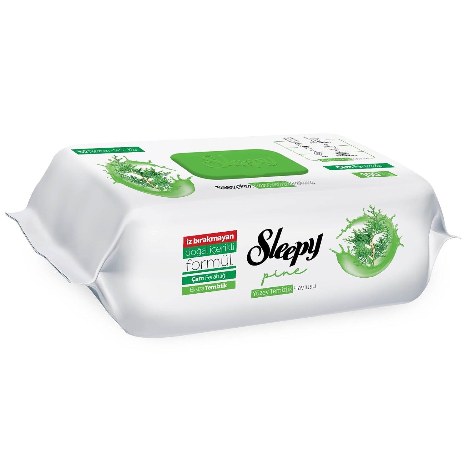 Sleepy Pine Yüzey Temizlik Havlusu&Mendili Çam Ferahlığı 100 Yaprak