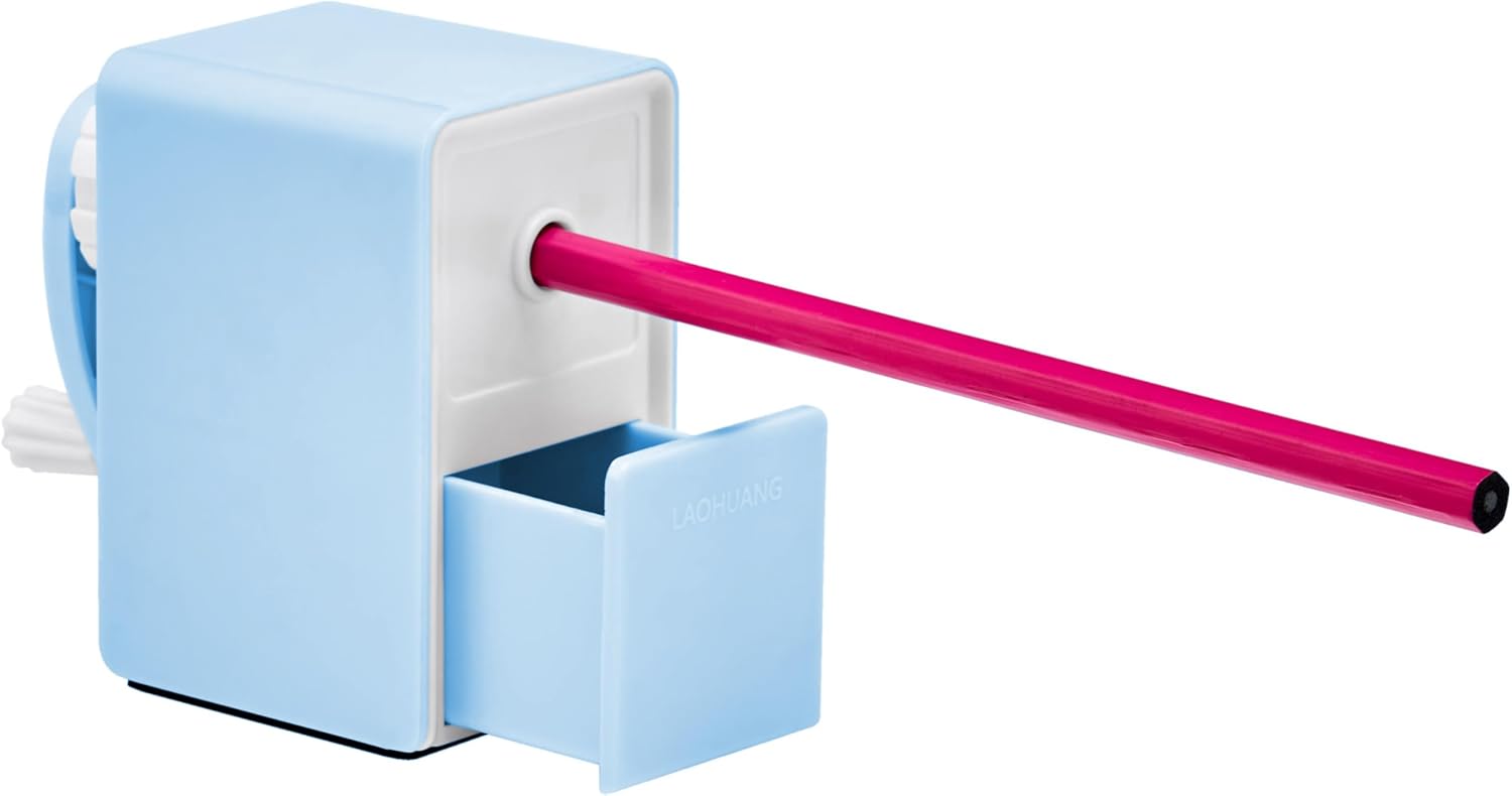 MAS Kalemtıraş, Kollu Masa Tipi, Plastik, Mavi