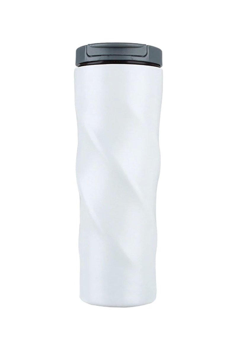 Komple 304 L Çelik Beyaz 500 ml Kahve Termos Mug cin229by