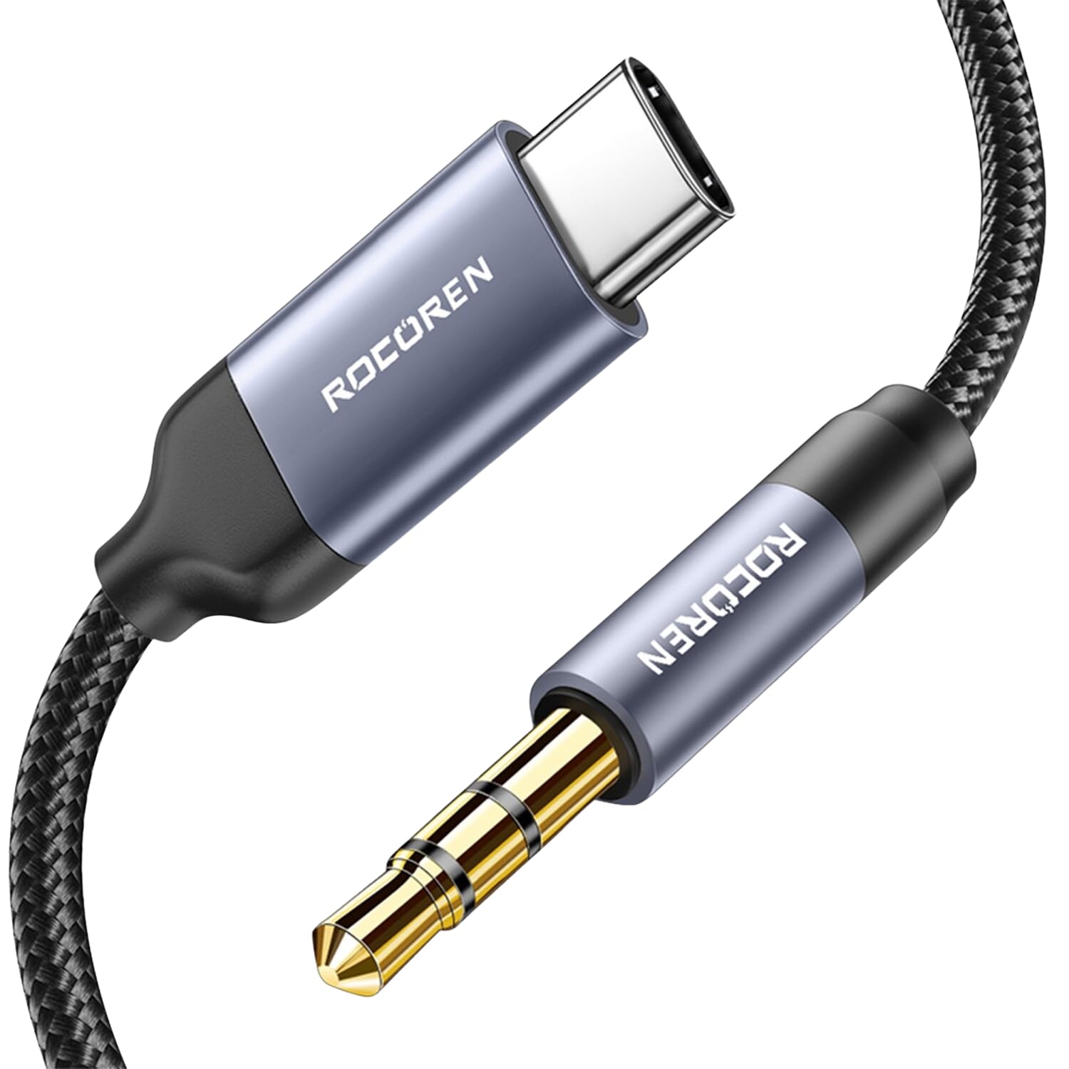 Rocoren Type-C to 3.5mm Jack AUX Hi-Fi DAC Ses Kablosu 3 Metre