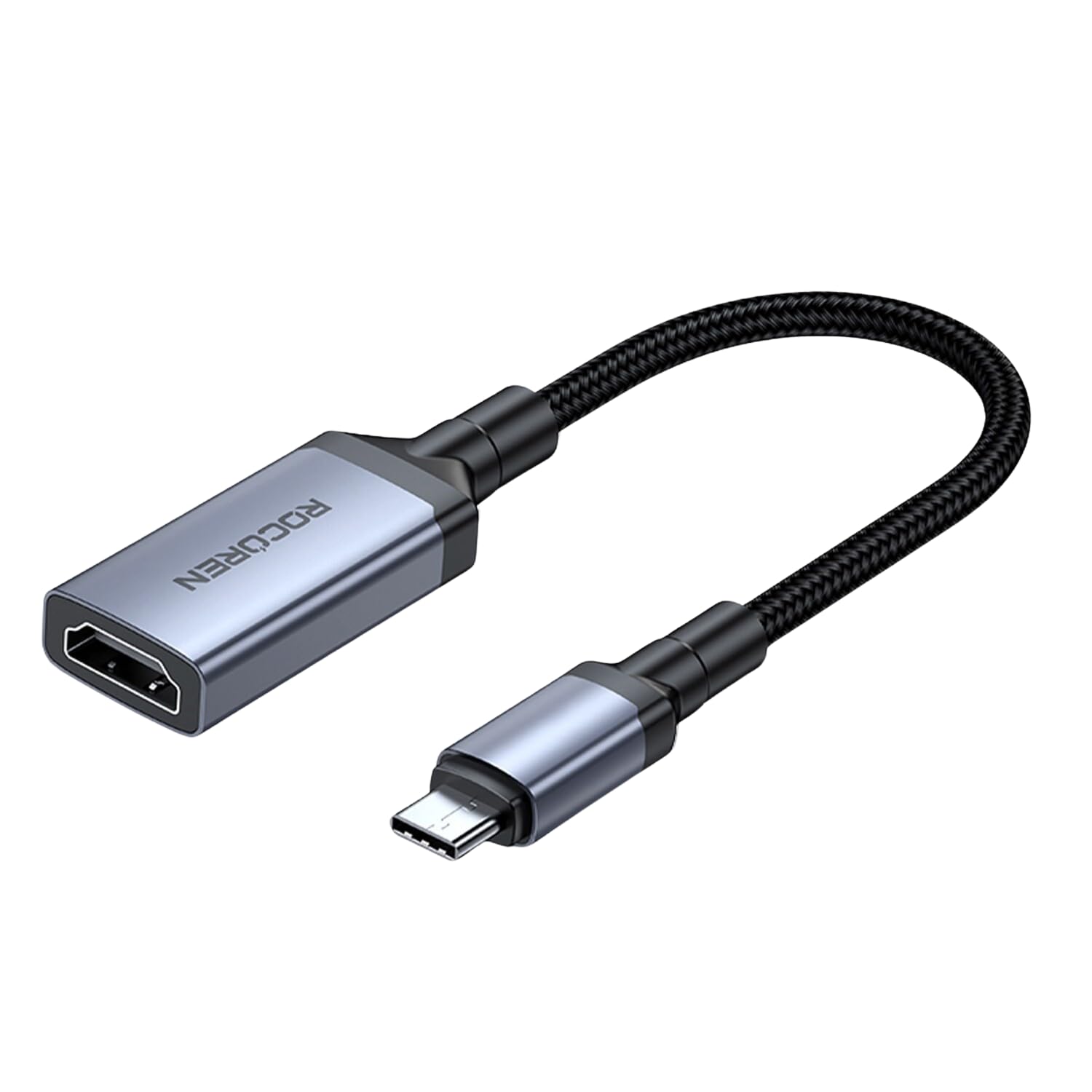 Rocoren 4K 30Hz Type-C to HDMI Çevirici Dönüştürücü Adaptör 15 CM