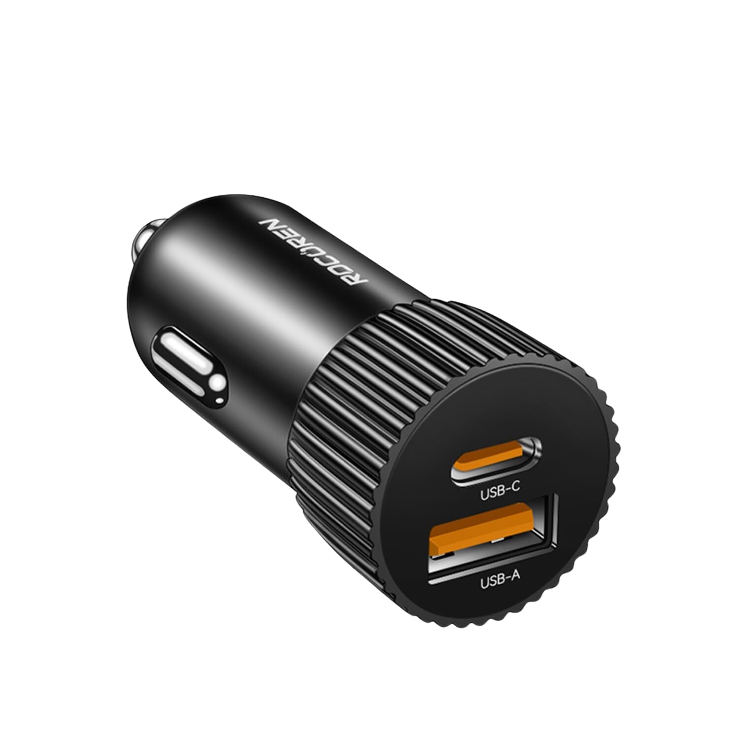 Hepu Hp-782 Araç Içi Şarj Cihazı 3.1A Pd 48 Watt Fast Hızlı Şarj Aleti Metal Çakmaklık Şarj Type C 2-Port Işıklı