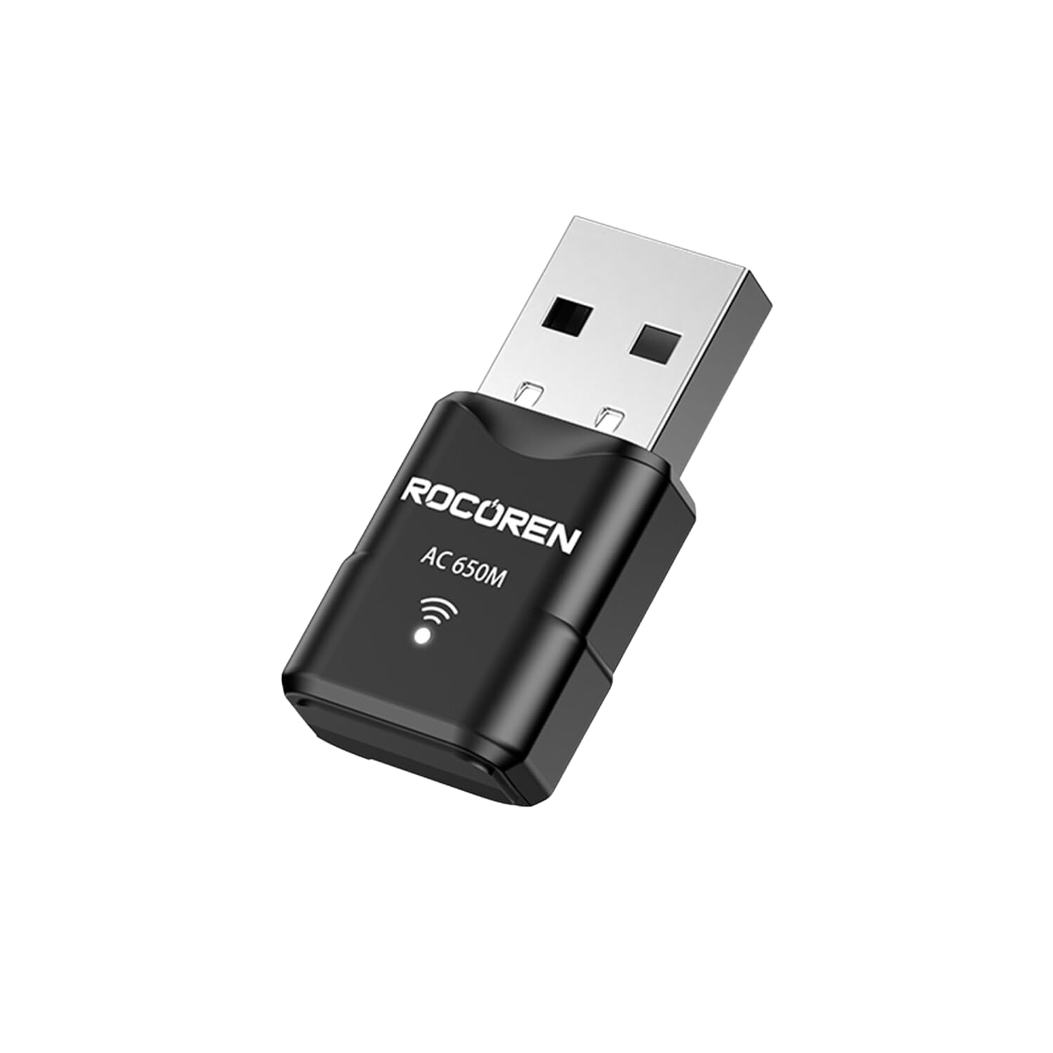 Rocoren 650 Mbps 2.4 & 5GHz Dual Band USB WiFi Adaptör