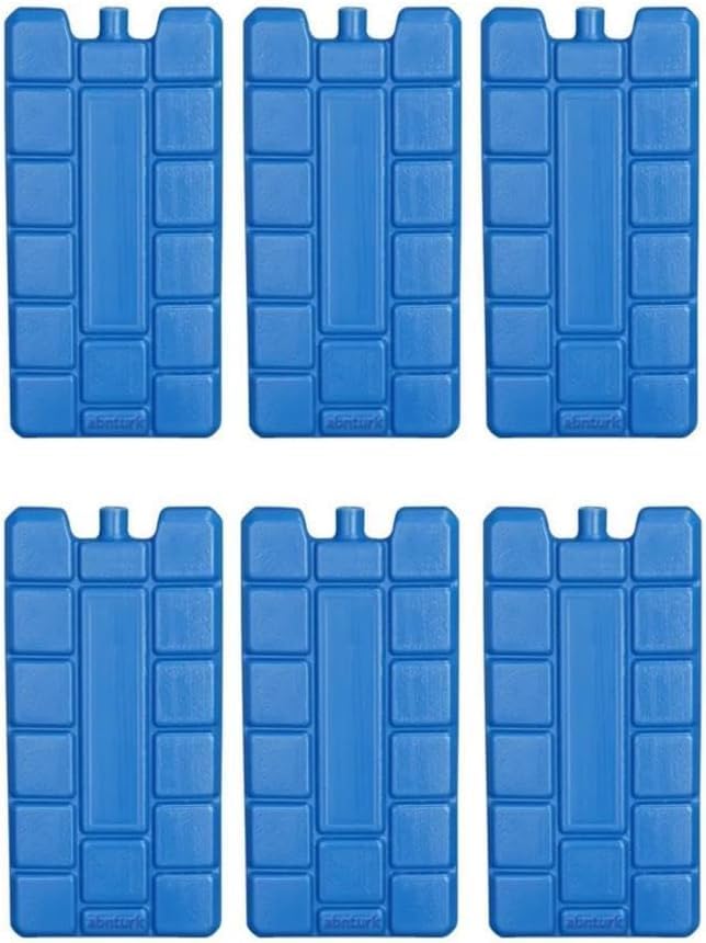 Buz Aküsü Extra Soğutma Özellikli Sıvılı 400 ml Kaset Termos Buz Aküsü 60 Saat Koruma 6 ADET