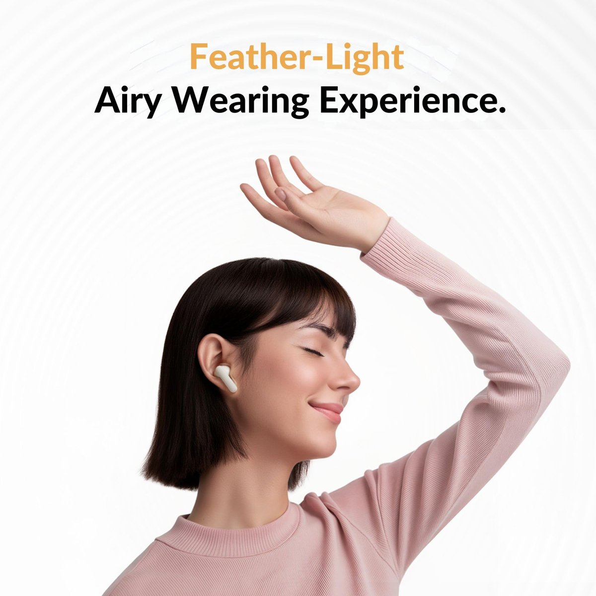 QCY Buds Bluetooth Kulaklık - Şık Tasarım - iPX4-35 Saat Ultra Uzun Pil Ömrü - Düşük Gecikme 0.06s -AI Gri