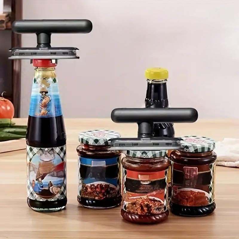 Valkyrie Ayarlanabilir Ergonomik Evrensel Kavanoz Pet Şişe Kapağı Açıcı Güçlü Tutuş Kaydırmaz Sap