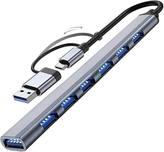 HEARTZ ÇOK FONKSİYONLU PD USB TYPE C ÇOĞALTICI HUB ÇEŞİTLERİ HER İHTİYACI GİDERECEK ÇEŞİT MEVCUTTUR (USB VE TYPE C PD, USB ÇOKLAYICI 7 Lİ HUB-10)