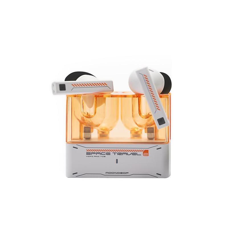 Moondrop Space Travel 2 True Wireless Headphone (TWS) | White Orange